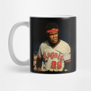 Rod Carew in Los Angeles Angels of Anaheim Mug